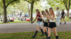 Girls at a festival